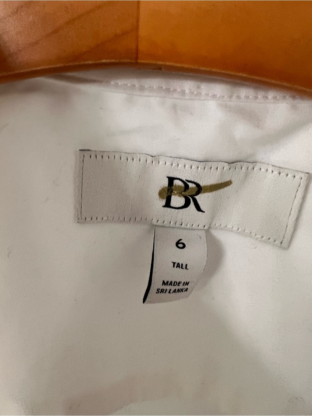 Banana Republic Sleeveless Riley White Button-Down Collared Top Sz6 Tall - Picture 4 of 5